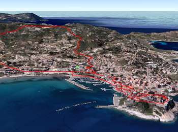 Trail Walking Calvi - Citadelle Calvi - Village - Notre dame de la Serra - Photo