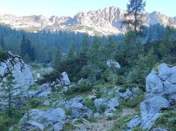 Tocht Stappen Bohinj - Etape 4 : hut to hut  - Photo