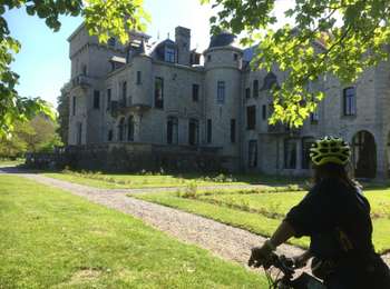 Trail Mountain bike Hamoir - Fraipon Bomal  le long de l'Ourthe - Photo