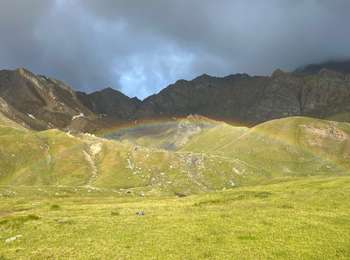 Randonnée Marche Cogne - 2 Refuge Victorio Sella Col du Lauson 3299 m Les Eaux Rousses +850 m - 1750 m - Photo