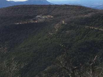 Randonnée Marche Vercheny - Chateau de Barry, Gaudichart et les cretes  - Photo