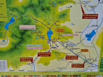 Tocht Sneeuwschoenen La Llagonne - Les Bouillouses.( 66 MT LOUIS ) Pla des Aveillans-barrage des Bouillouses  - Photo