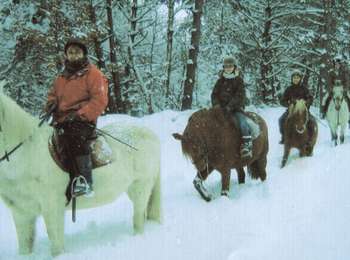 Trail Horseback riding Saint-Jacques-d'Ambur - SAINT JACQUES D'AMBUR / TIXERONT /  ST JACQUES 32 kms - Photo
