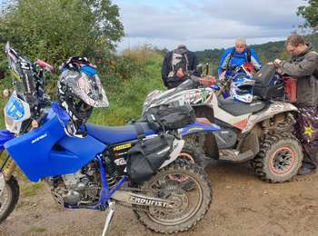 Percorso Motocicletta Issoire - Rando moto Champagniac avec tonton, olivier et cailloux  - Photo