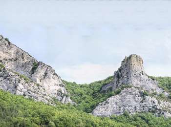 Percorso Marcia Saou - Roche-Colombe (Saoû) - Photo