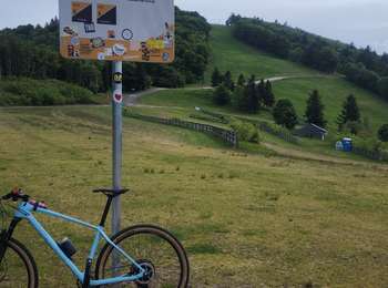Trail Mountain bike Plancher-les-Mines - plancher les mines, ballon de servance par GR59, col du salon, planche des belles filles.  - Photo