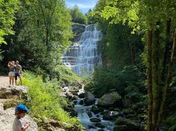 Percorso Marcia La Chaux-du-Dombief - Les chutes des Hérissons  - Photo
