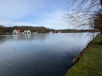Tocht Stappen Hoeilaart - De gare en gare Groenendal-Genval - Photo