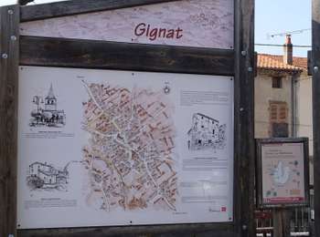 Percorso Marcia Gignat -  GIGNAT  BERGOGNE - Photo