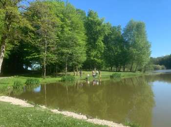 Trail Electric bike L'Isle-en-Rigault - L isle Sommelone étang Franchot hairon lisle - Photo