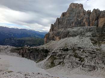 Tocht Via ferrata Tre Ville - refuge Tucket par la via ferrata Sosat - Photo
