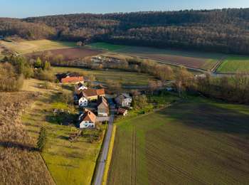 Tocht Te voet Oberschwarzach - Rundweg Waldläufer O2 - Photo