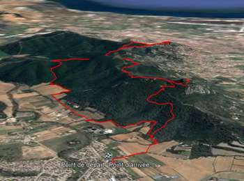 Trail Walking La Crau - Fenouillet - Chateau de Hyères - retour par les vignes - Photo