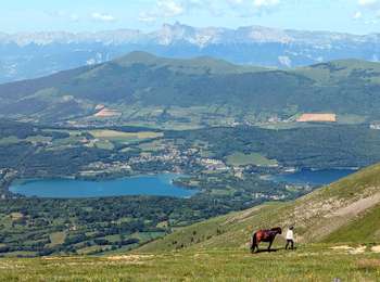 Trail Horseback riding La Morte - 2025-06-01 Rando CVA La Morte vers Pierre-Châtel - Photo