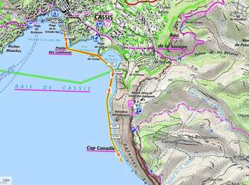 Trail Canoe - kayak Cassis - Cap Canaille depuis Cassis - Photo