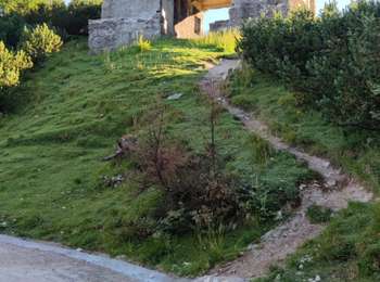 Tocht Stappen Bovec - Etape 1 : hut to hut  - Photo