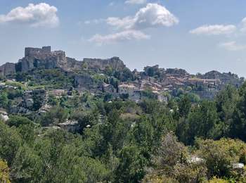 Trail Horseback riding Maussane-les-Alpilles - 2019-05-01 Rando CVA Alpilles Ranch Petit Roman Les Enganes - Photo