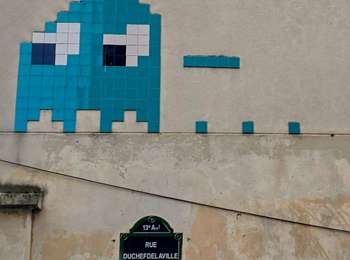 Tour Wandern Paris - Chasse aux invaders du 13ème et balade street art  - 1040 points - Photo