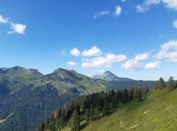 Percorso Marcia Morzine - balade des crêtes : Avoriaz . belvédère du lac de Montriond . croix des combes . Avoriaz - Photo