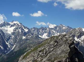 Excursión Vía ferrata Le Monêtier-les-Bains - Via ferrata Aiguillette du Lauzet 30/06/18 - Photo