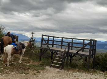Trail Horseback riding Groslée-Saint-Benoit - la montagne de st Benoit par la piquette et retour par farou - Photo