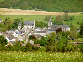 Randonnée V.T.T. Aywaille - Aywaille P39 - Aywaille-Kin-Stokeu-Bois de Winhistè-Fy-Harzé-Bois de Mâhousseux-Fagne de Vaine-Chapelle Ste Roch-Pîronboû-Awan-Aywaille - Photo