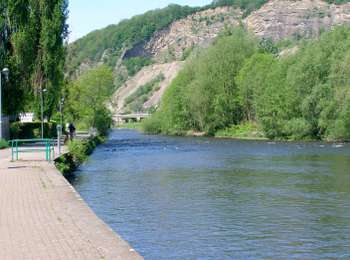 Randonnée V.T.T. Aywaille - Aywaille P35 - Circuit des Championnats d'Europe de Mountain Bike 1998 - Photo