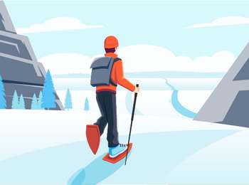 Tocht Sneeuwschoenen Waimes - Botrange Michel - Photo