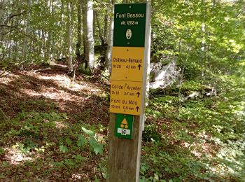 Tour Wandern Château-Bernard - tête des chaudières et rocher de la Balme  - Photo