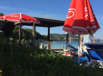 Tocht Hybride fiets Bilieu - Tour du lac de Paladru  - Photo