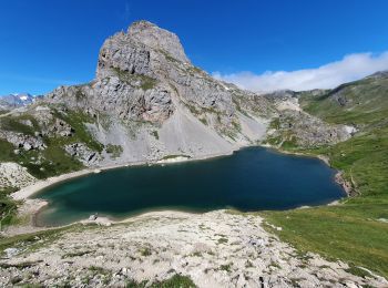 Randonnée Marche Le Monêtier-les-Bains - l'aiguillette du Lauzet par le grand lac - Photo
