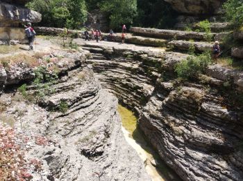 Percorso Marcia Lussas - canyon de la Louyre - Photo