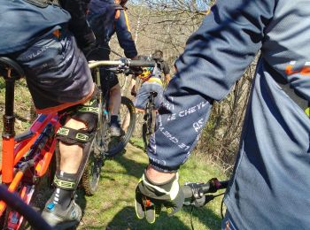 Trail Electric bike Accons - ballade autour de st Martin - Photo