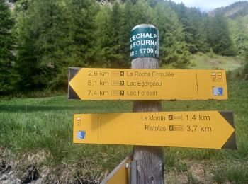 Trail Walking Abriès-Ristolas - ABRIES .ECHÀLP. RISTOLAS.LAC EGORGEOU . BOUQUETINS O  - Photo