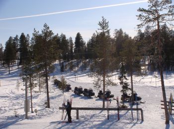 Randonnée A pied Kolari - Aurinkotupa - Tunturijärvi - Luosu - Photo