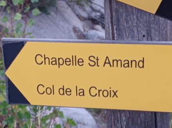 Randonnée Marche Clamensane - CLAMENSANE.  TROU DU DIABLR  . CHAPELLE S AMAND . COL LA CROIX . O L M S. IX  - Photo
