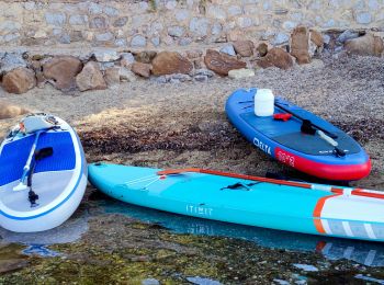 Trail Canoe - kayak Hyères - Sortie paddle plage de l'Almanarre - Photo