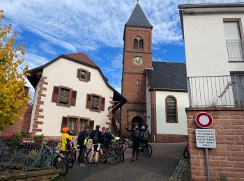 Tour Mountainbike Dann und Vierwinden - 20221016 Yeyette à Danne J3 - Photo