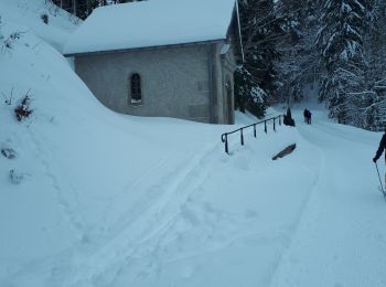 Excursión Esquí de fondo Foncine-le-Haut - Valentin La Ferme - Chapelle des Bois  - Photo