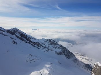 Tocht Ski randonnée La Clusaz - Trou de la Mouche - Photo
