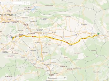 Tour Wandern Pourcieux - Projet de voie verte Pourcieux Trets Rousset Fuveau Gardanne - Photo