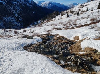 Randonnée Raquettes à neige Vaujany - reco Col du Sabot  - Photo