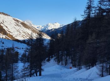 Tour Schneeschuhwandern Vars - Fontbonne - les Claux A/R - Photo