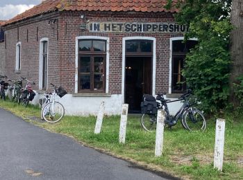 Tocht Elektrische fiets Gent - Kastelentocht Sterretrappers 2 versie 3/7/2022  - Photo