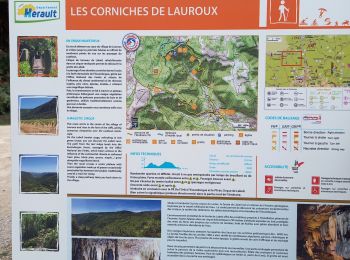 Randonnée Marche Lauroux - les corniches de Lauroux - Photo