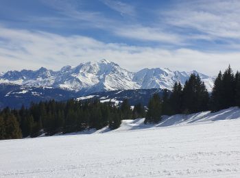 Tour Skiwanderen Combloux - Combloux Croix de Sales - Photo