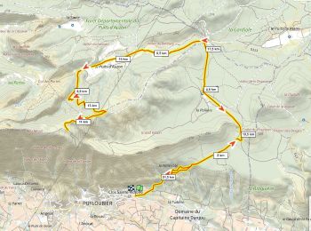 Trail Mountain bike Puyloubier - Oratoire de Malivert 776m depuis Puyloubier par la Pallière et le Puits d'Ozon - Photo