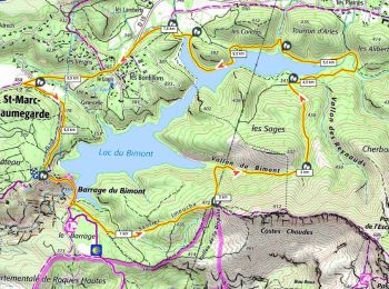 Percorso Marcia Saint-Marc-Jaumegarde - Tour du Lac du Bimont - Photo