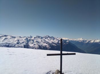 Randonnée Marche Montsapey - petit arc par bataille dessus printemps - Photo