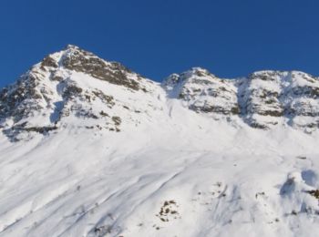 Tour Skiwanderen Montvalezan - Pointe des couloureuses couloir ouest du passage du Retour - Photo
